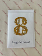 Magnificent Stanley '8' Capel Mustard Birthday Card