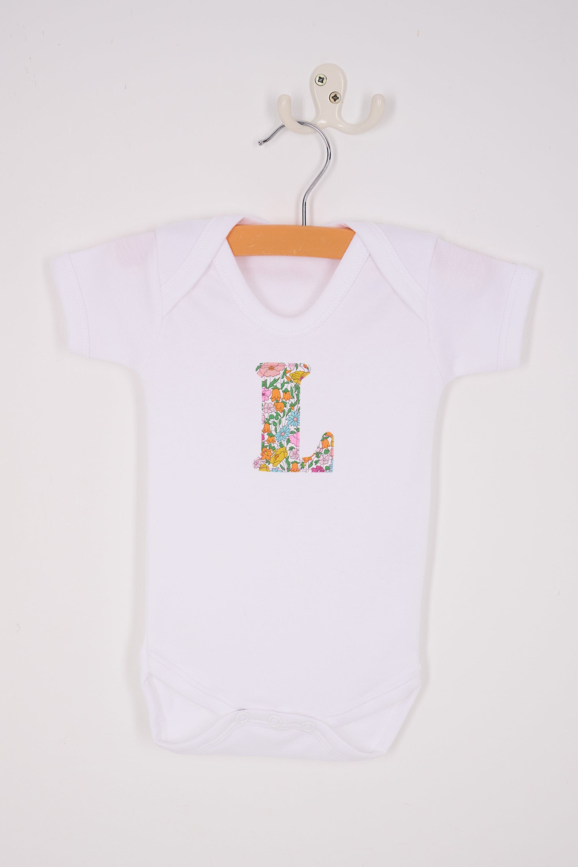 Magnificent Stanley Bodysuit Personalised Bodysuit in Poppy Forest Liberty Print