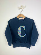 Magnificent Stanley 'C' Hop On Hop Off Navy Sweatshirt 1-2yrs