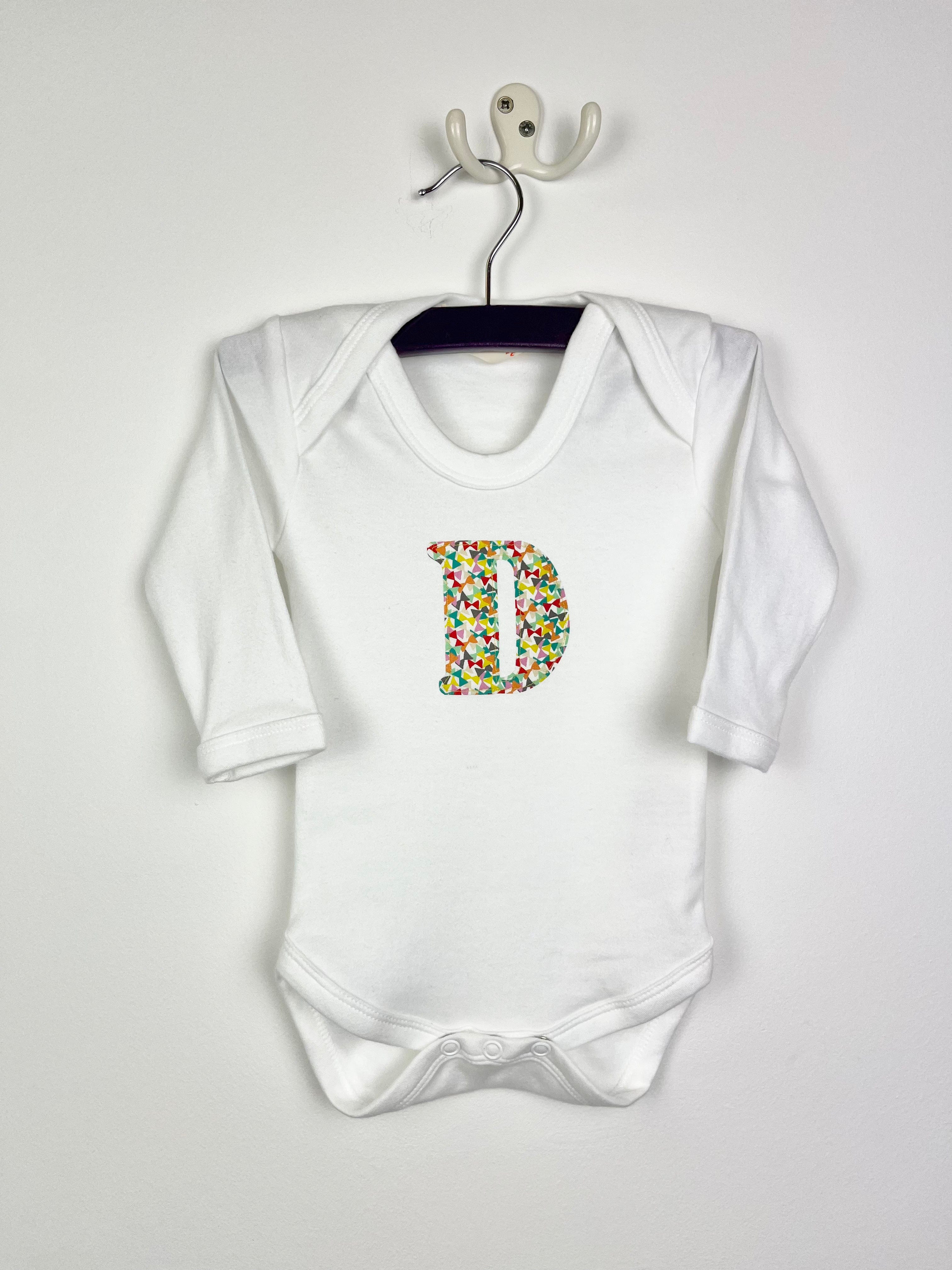 Magnificent Stanley 'D' Fluttering Bodysuit L/S 0-3m