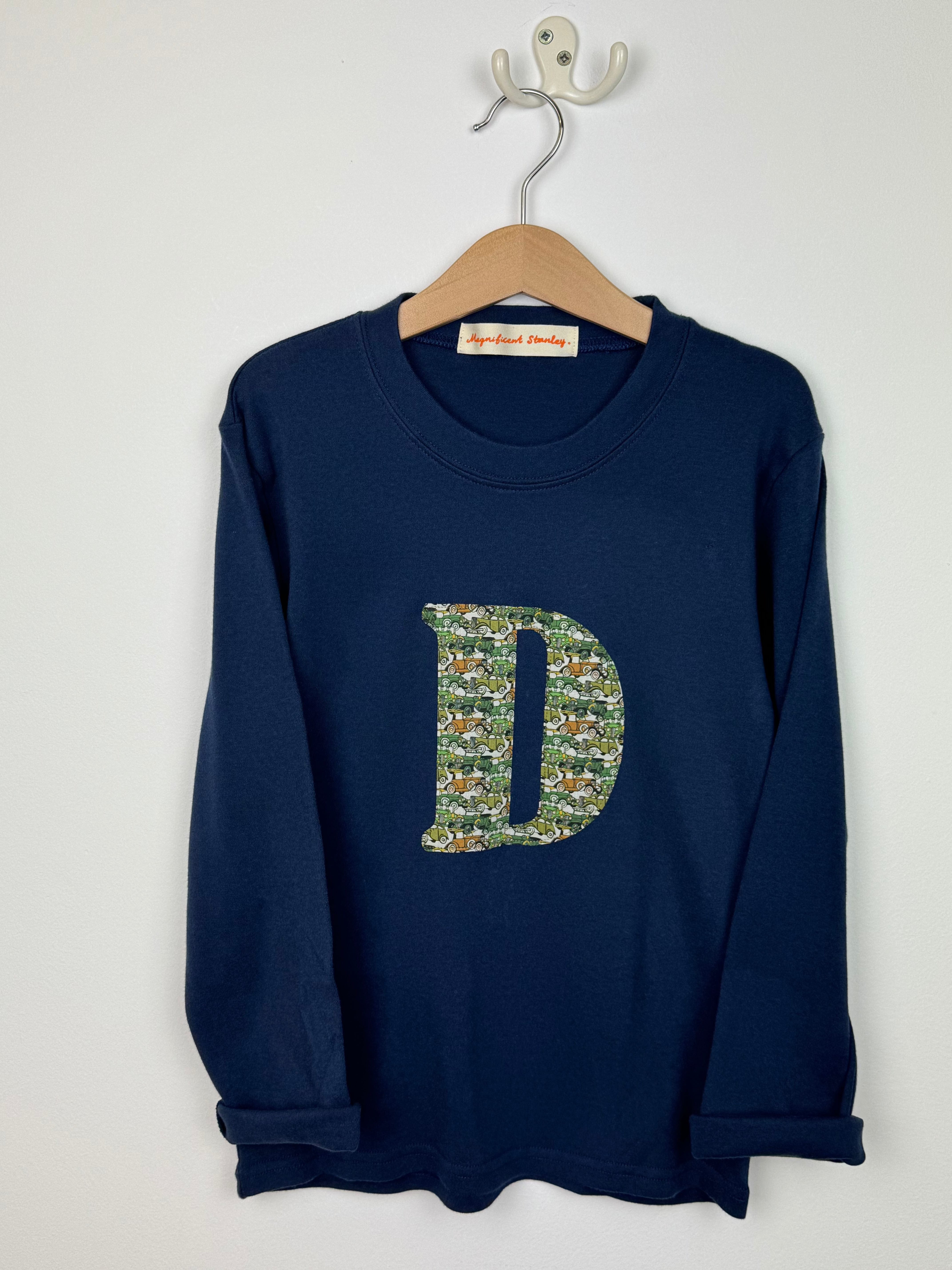 Magnificent Stanley 'D' Roaring Wheels Navy L/S Tee 4-5yrs