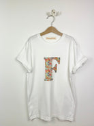 Magnificent Stanley 'F' Libby White S/S Tee 9-10yrs