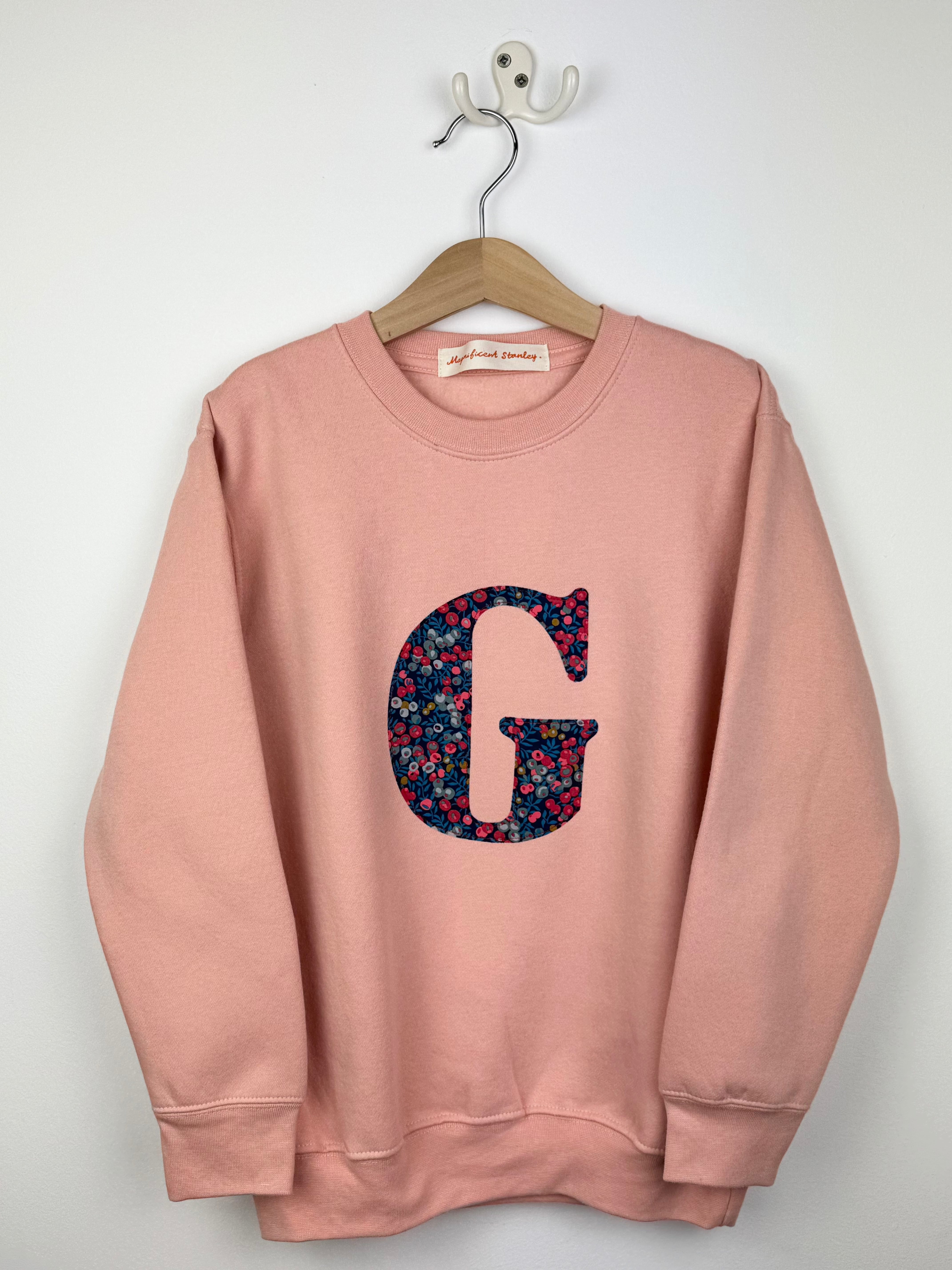 Magnificent Stanley 'G' Wiltshire Pink Sweatshirt 7-8yrs