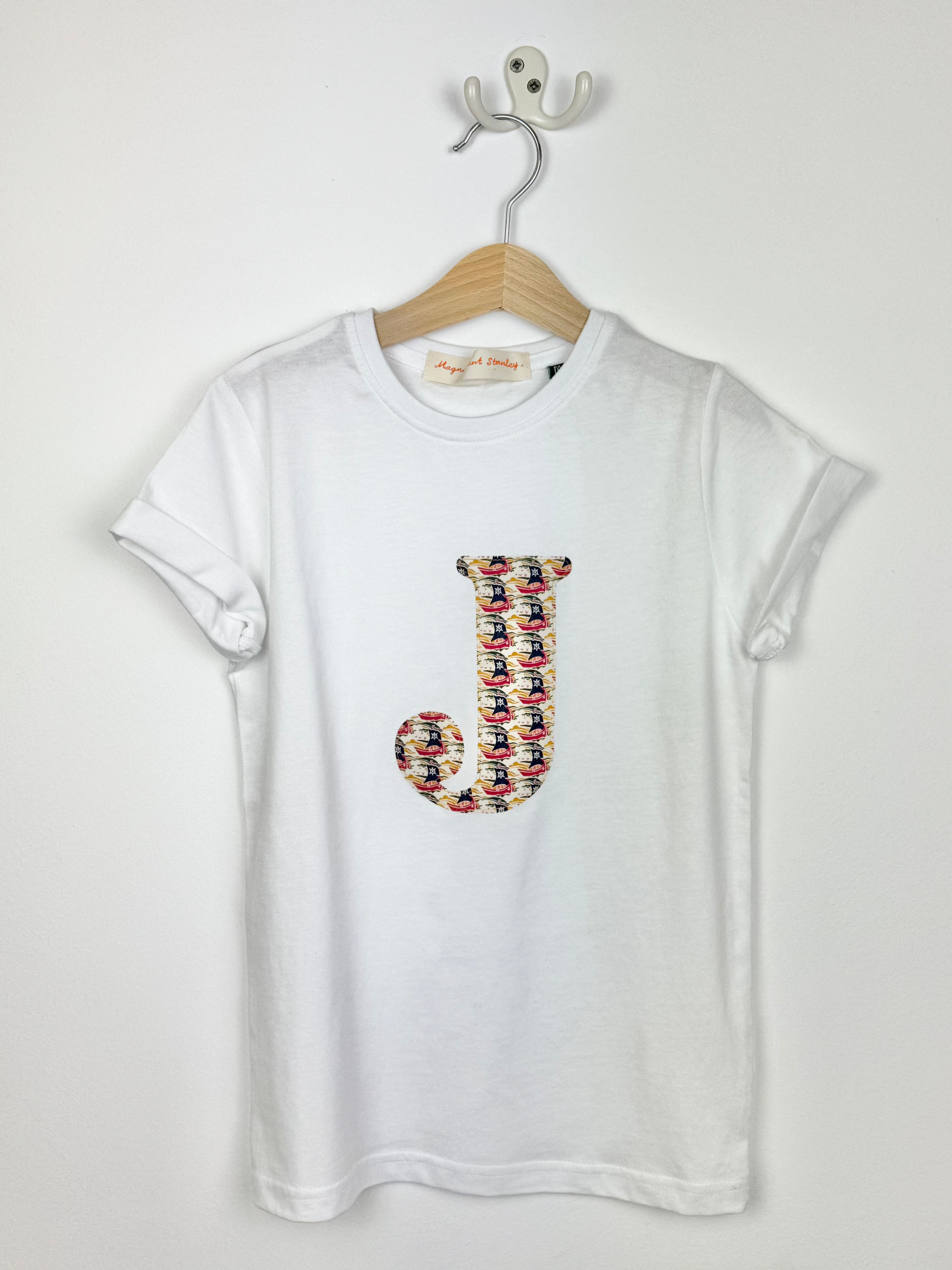 Magnificent Stanley 'J' Samols White S/S Tee 7-8yrs