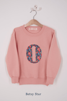 Magnificent Stanley sweatshirt Create Your Own Dusty Pink Sweatshirt in Choice of Liberty Print