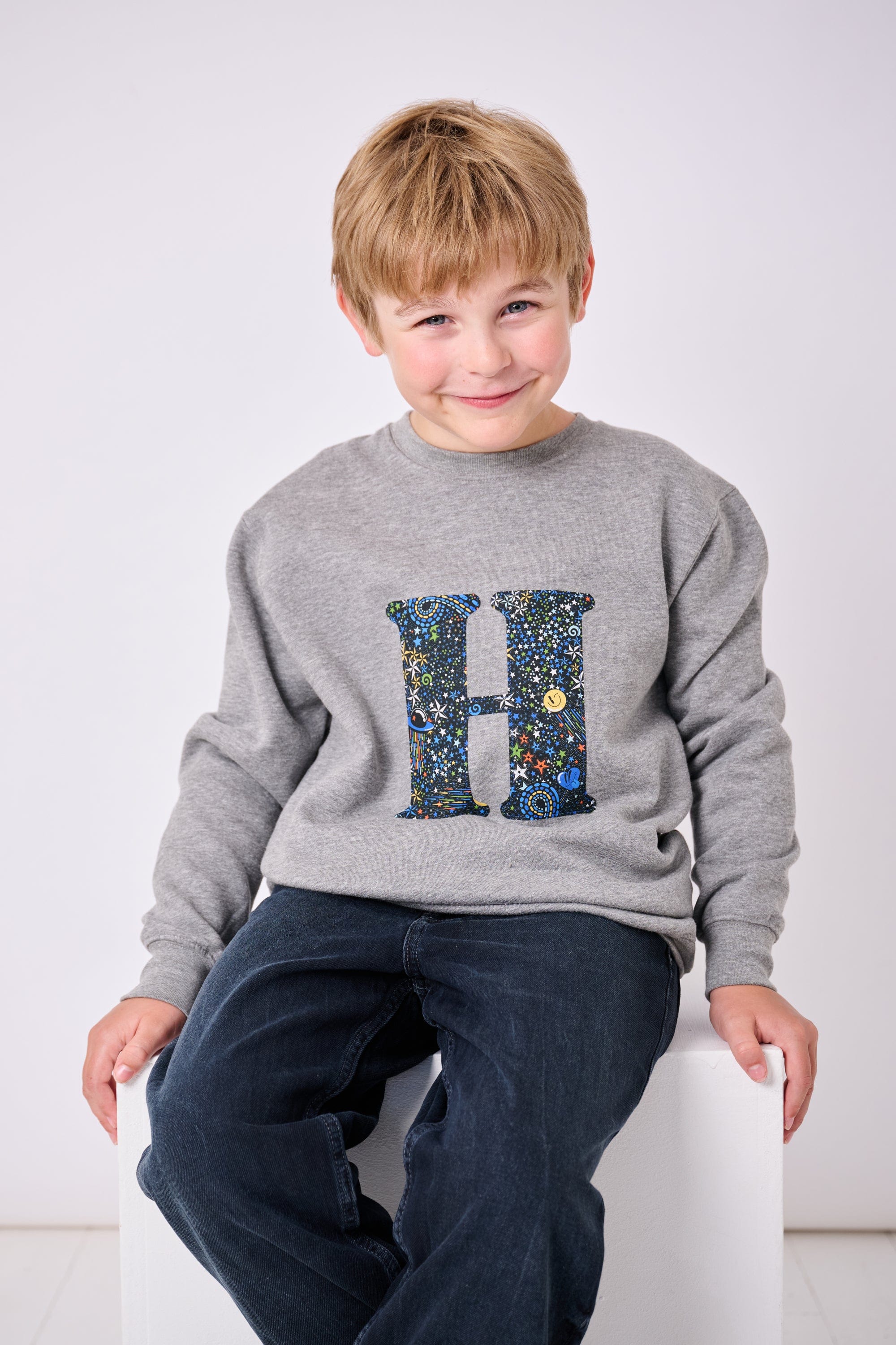 Magnificent Stanley sweatshirt Create Your Own Personalised or Age Grey Sweatshirt