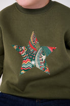 Magnificent Stanley sweatshirt Star Khaki Sweatshirt in Choice of Liberty Print