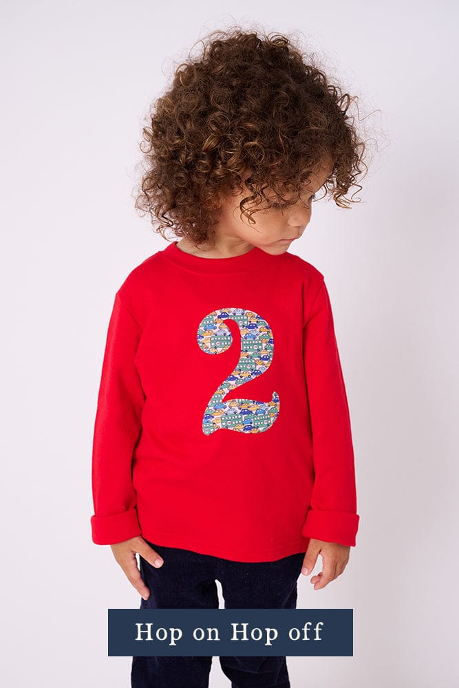 CREATE YOUR OWN Personalised Liberty Print Red T Shirt