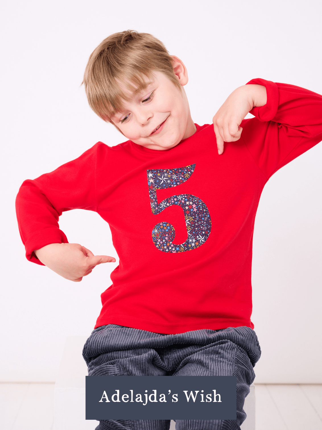 Magnificent Stanley Tee CREATE YOUR OWN Personalised Liberty Print Red T-Shirt