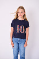 Magnificent Stanley Tee Number Navy T-Shirt in Emma Louise Liberty Print