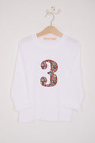 Magnificent Stanley Tee Number White T-Shirt in Emma Louise Liberty Print