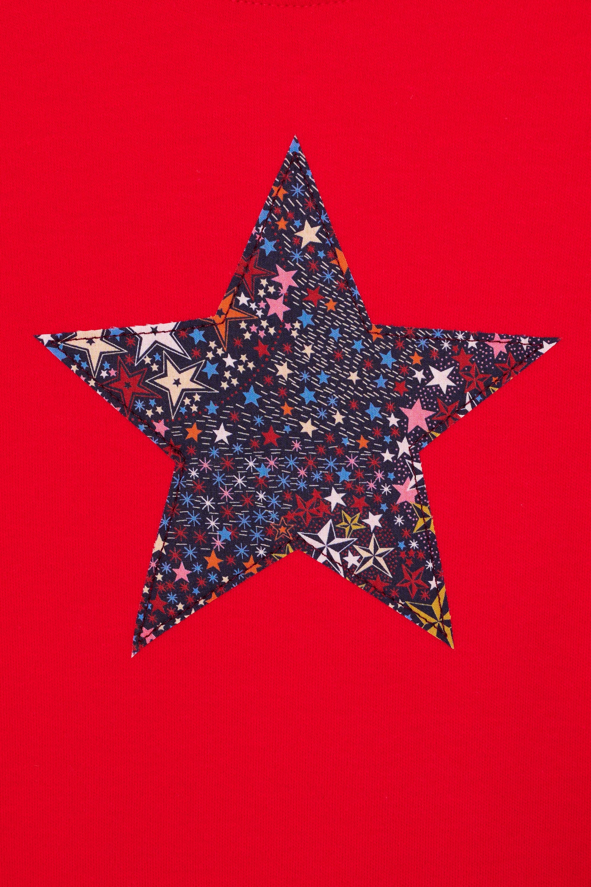 Magnificent Stanley Tee Red Star T-Shirt in Adelajda's Wish Liberty Print