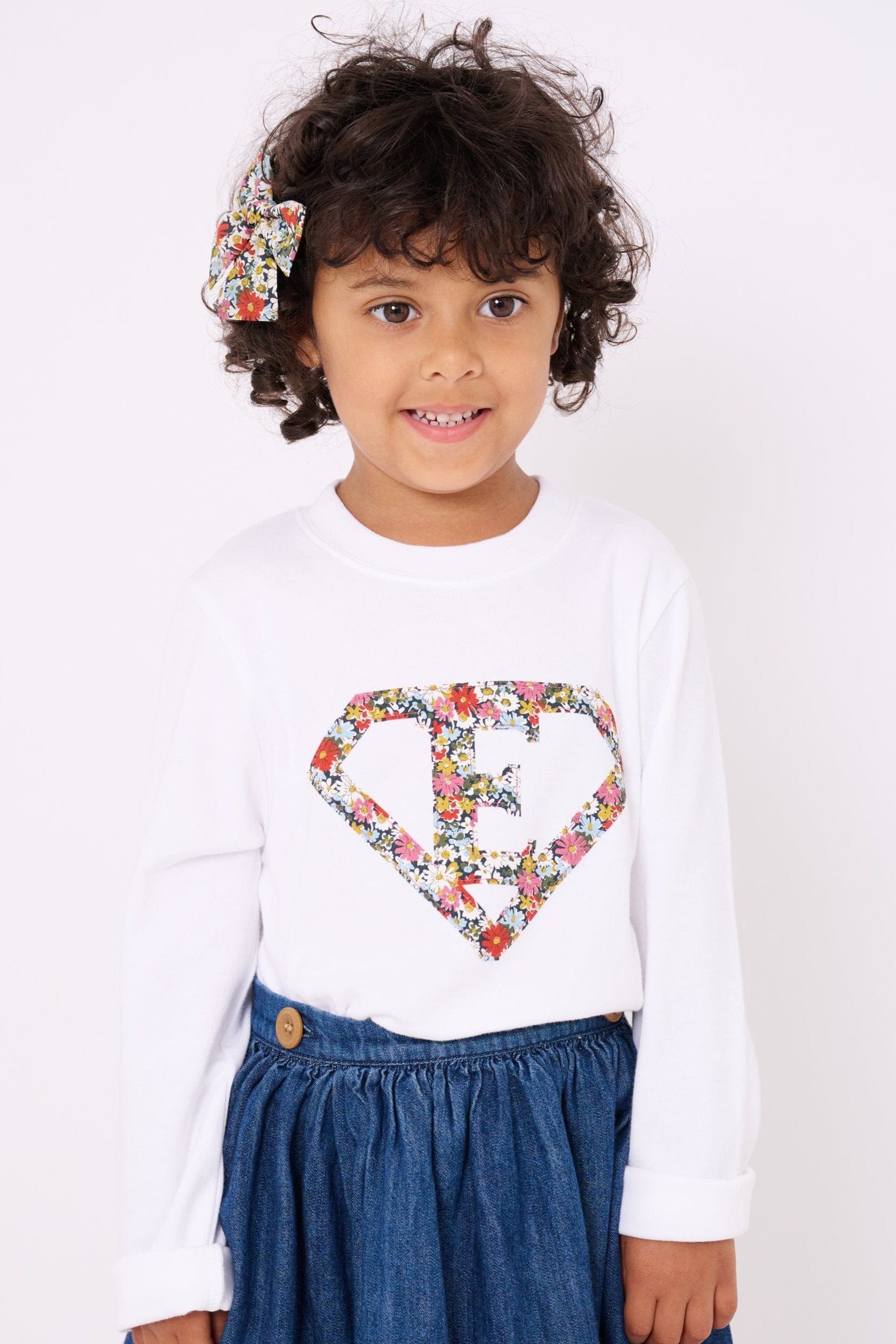 Magnificent Stanley Tee Superhero White T-Shirt in choice of Liberty Print